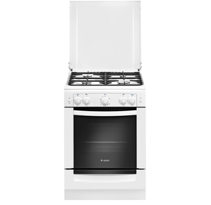 Плита Газовая Gefest ПГ 6100-02 0309 белый  (металлическая крышка) реш.чугун