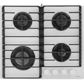 Газовая варочная поверхность Vitek VGH 6420 WG стекло белое