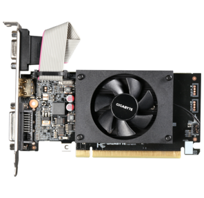 Gigabyte PCI-E GV-N710D3-2GL nVidia GeForce GT 710 2048Mb 64bit DDR3 954 / 1800 DVIx1 / HDMIx1 / CRTx1 / HDCP Ret low profile