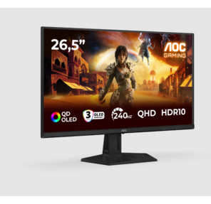 Монитор AOC 26, 5" Q27G41ZDF,  16:9,  QD-OLED,  QHD,  0, 03ms,  200cd,  240Hz,  HDMI,  DP