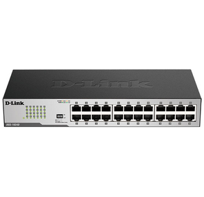 D-Link DGS-1024D / I2A,  L2 Unmanaged Switch with 24 10 / 100 / 1000Base-T ports.16K Mac address,  Auto-sensing,  802.3x Flow Control,  Auto MDI / MDI-X for each port,  802.1p QoS,  D-Link Green technology,  Metal