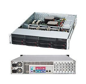 SUPERMICRO CSE-825TQC-R1K03LPB Корпус для сервера 2U 800 / 1000W