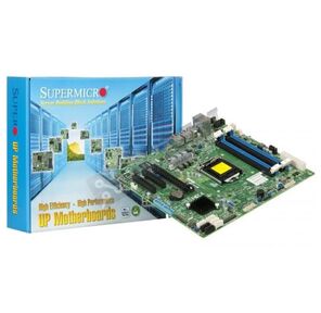 Supermicro MBD-X10SLM-F-O,  Single SKT,  Intel C224 chipset,  SATA,  IPMI - Retail