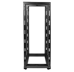 Стойка телекоммуникационная универсальная 47U двухрамная,  цвет черный