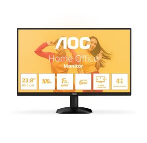Монитор 23.8" AOC 24B35HM2 Black   (VA 1920x1080 100Hz 1мс 300кд / м 4000:1 1xHDMI 1xD-SUB)