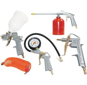 FUBAG Набор пневмоинструмента 5 предметов [120101] {к / р с верхним бачком}