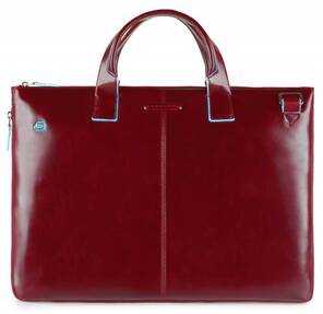 Сумка для ноутбука Piquadro Blue Square CA4021B2 / R красный натур.кожа