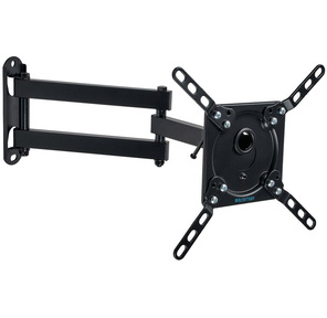 Кронштейн для телевизора Kromax DIX-14 черный 15"-42" макс.20кг настенный поворотно-выдвижной и наклонный
