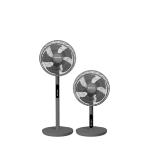 Вентилятор 2в1 напольный-настольный Sakura SA-20G белый / серый