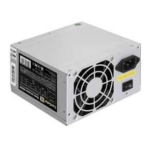 Exegate EX219185RUS-PC Блок питания 500W ExeGate AB500  (ATX,  PC,  8cm fan,  24pin,  4pin,  3xSATA,  2xIDE,  кабель 220V в комплекте)