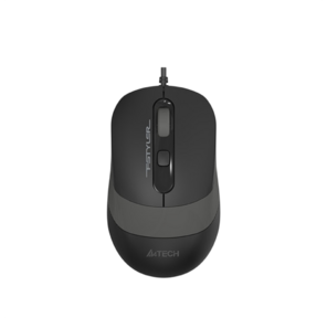 Мышь A4 Fstyler FM10 черный / серый оптическая  (1000dpi) USB