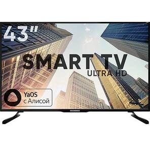 Телевизор LED Soundmax 43" SM-LED43M03SU  (черный)\Y LED FHD 60Hz Android 1.5GB / 8GB