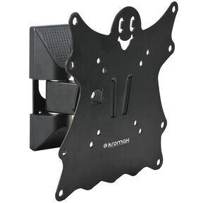 Kromax CASPER-202 black,  Кр. стал. наст. для TV 15"-40",  max 30 кг,  3 ст св.,  нак. +5°-15°,  пов. 90°,  от ст. 57-110 мм,  max VESA 200 x 200 мм.
