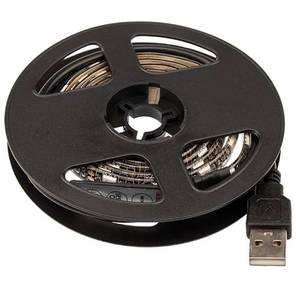 Rexant 141-387 LED лента с USB коннектором 5 В,  10 мм,  IP65,  SMD 5050,  60 LED / m,  RGB