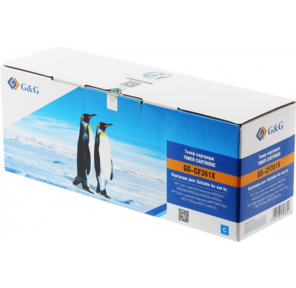 Картридж лазерный G&G GG-CF361X голубой  (9500стр.) для HP CLJ M553N / M553DN / M553X / M577C / M577Z / M577F / M577DN