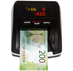 Детектор банкнот DoCash Golf 12954 автоматический рубли