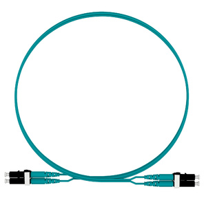 Кабель Патч-корд Panduit FZ2ELLNLNSNM002 2x50 / 125 OM4 LC дуплекс-LC дуплекс 2м LSZH аквамарин