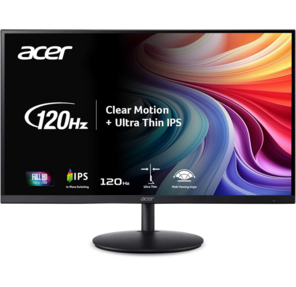 Монитор Acer 23.8" SH242YG0bih черный IPS LED 1ms 16:9 HDMI матовая HAS Piv 250cd 178гр / 178гр 1920x1080 120Hz FreeSync VGA FHD