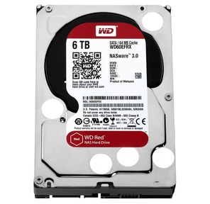 Western Digital WD60EFAX Red for NAS Edition 6ТБ 3, 5" 5400RPM 256MB  (SATA-III)