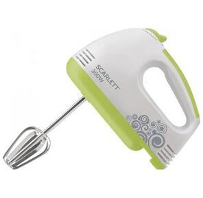 Scarlett SC-HM40S05 Миксер  (белый с зеленым)