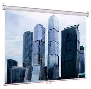 Lumien Eco Picture [LEP-100113] Настенный экран  153х203см  (рабочая область 147х197 см) Matte White восьмигранный корпус,  возможность потолочн. / настенного крепления,  уровень в комплекте,  4:3  (треуголь
