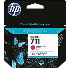 HP 711 3-Pack 29-ml Mag Ink Cartridge