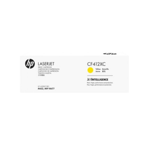 Тонер Картридж HP 410X CF412XC желтый для HP LJ Pro M452 / M477  (5000стр.)  (техн.упак)