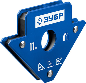 Угольник магнитный для сварочных работ ЗУБР УМ-3  до 11 кг