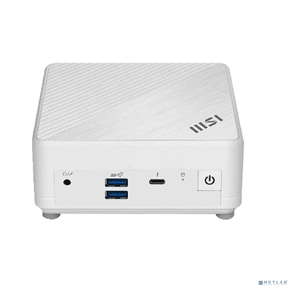 Неттоп MSI Cubi 5 1M-465BRU Core 3 100U  (1.2) Graphics CR без ОС 2xGbitEth WiFi BT белый  (936-B0A822-465)