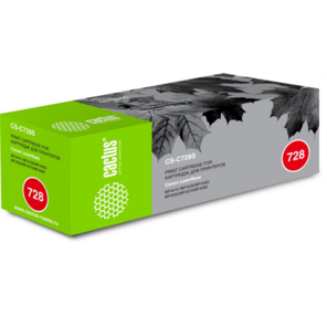 Тонер Картридж Cactus CS-C728S черный для Canon i-SENSYS MF4410 MF4430 MF4450 MF4550D  (2100стр.)