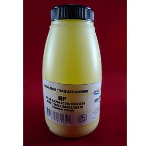 Тонер HP CP 2020 / 2025 / CM2320 / M351 / M375 / M451 / M475 Yellow,  химический  (фл. 70г) B&W Premium  (Mitsubishi) фас. России