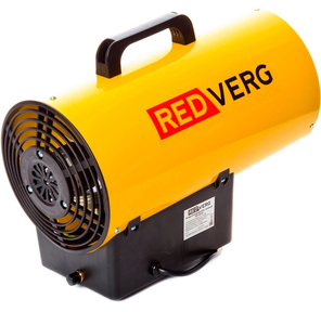 Тепловая пушка газовая RedVerg RD-GH12 1200Вт желтый / черный