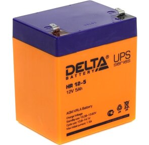 Delta HR 12-5 Аккумуляторная батарея 12V,  5Ah