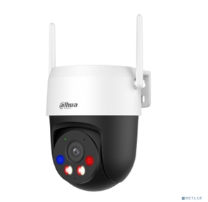 DAHUA DH-P3AS-PV 4mm Мини-PT IP-видеокамера 3Мп; 1 / 2.8” CMOS; объектив 4мм; видеоаналитика; ИК 30м,  Led 30м; сигнализация красно-синей подсветкой,  IP66,  Wi-Fi