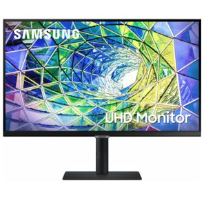Samsung S27A800UNI 27" Wide LCD 4K IPS monitor,  3840x2160,  5 (GtG)ms,  300 cd / m2,  MEGA DCR (static 1000:1),  178° / 178°,  Display Port,  HDMI,  USB hub,  USB Type-C,  speakers,  HAS,  VESA 100x100 mm,  внутренний БП,  black