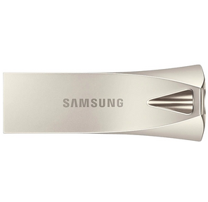 Флеш накопитель 128GB SAMSUNG BAR Plus,  USB 3.1,  300 МВ / s,  серебристый