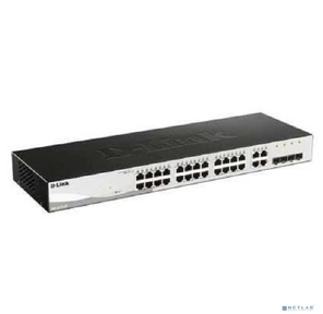 D-Link DGS-1210-28 / F3A Настраиваемый коммутатор WebSmart с 24 портами 10 / 100 / 1000Base-T и 4 комбо-портами 100 / 1000Base-T / SFP