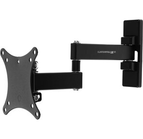 Кронштейн для телевизора Ultramounts UM 875 черный 13"-27" макс.20кг настенный поворот и наклон