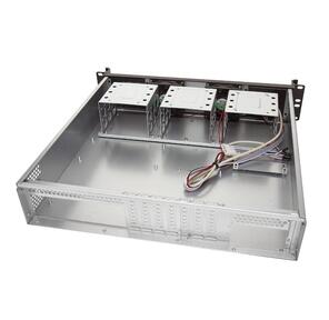 Exegate EX279419RUS Серверный корпус Exegate Pro 2U420-06 <RM 19",   высота 2U,  глубина 420,  без БП,  USB>