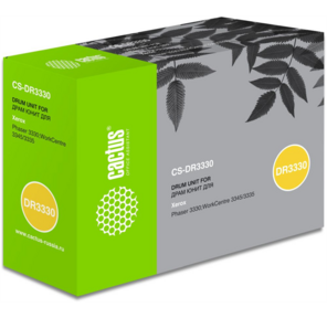 Блок фотобарабана Cactus 101R00555 CS-DR3330 черный ч / б:30000стр. для Ph 3330 / WC 3345 / 3335 Xerox