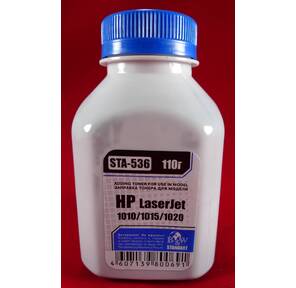 Тонер HP LJ 1010 / 1012 / 1015 / 1018 / 1020  (фл, 110г) B&W Standart фас России