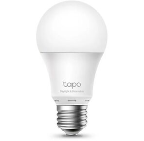 TP-Link Tapo L520E Smart WiFi Bulb,  A60 size,  E27 base,  8.7W,  4000K white,  800 lumens brightness and dimmable,  802.11b / g / n 2.4G WiFi connection