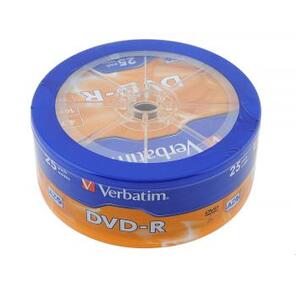 Verbatim 43730 Диск DVD-R Verbatim 4.7 Gb,  16x,  Shrink  (25)