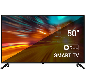 Телевизор LED SunWind 50" SUN-LED50XU400 Яндекс.ТВ черный 4K Ultra HD 60Hz DVB-T DVB-T2 DVB-C DVB-S DVB-S2 USB WiFi Smart TV