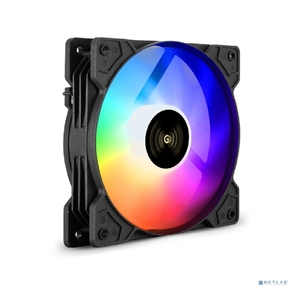 Вентилятор 12В DC с подсветкой ExeGate EX12025HM3PM.FRGB.5CS  (120x120x25 мм,  Hydraulic bearing  (гидродинамический),  3pin+Molex,  FRGB подсветка,  24dBA)