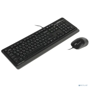 Клавиатура + мышь A4Tech Fstyler F1010 клав:черный / серый мышь:черный / серый USB Multimedia [1147539]