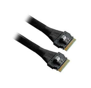 Кабель Amphenol RSL74-7650 Slimline SASx8  (SFF8654)  -to- Slimline SASx8  (SFF8654) ,  67CM  (C5454)