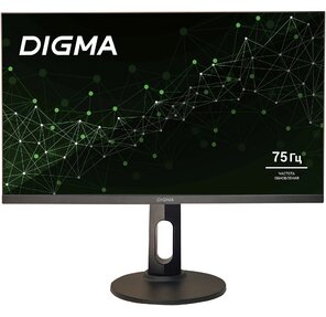 Монитор Digma 27" Progress 27P505Q черный IPS LED 5ms 16:9 HDMI M / M матовая HAS 350cd 178гр / 178гр 2560x1440 75Hz FreeSync DP 2K 6.05кг