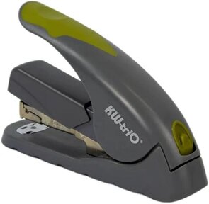 KW-TRIO 5618-GR / GREEN Степлер Soft-touch,  технология снижения усилий,  до 40 листов,   вмест. 100 скоб,  скобы 24 / 6,  24 / 8,  26