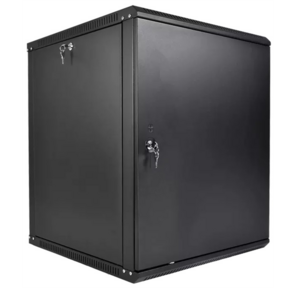 ЦМО Шкаф телекоммуникационный настенный разборный ЭКОНОМ 12U  (600  650) дверь металл,  цвет черный